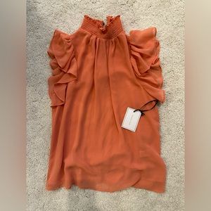 NWT 1 State S peach blouse